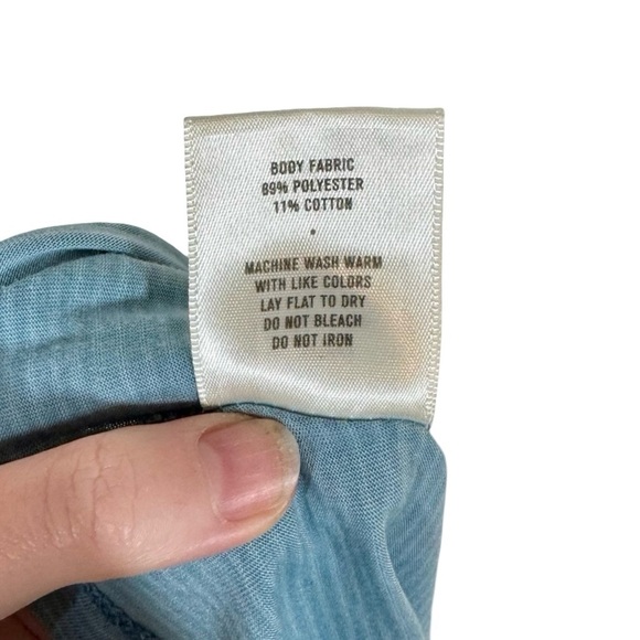 Tracksmith Horizon Racerback Dri-Release Lightweight Tank in Stonewash Stripe - Picture 6 of 7